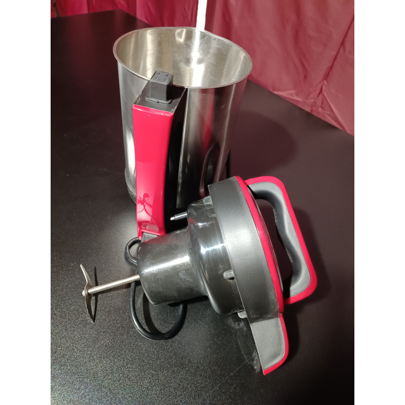 La mâna a doua: Blender cu incalzire pentru supa Techwood TSM-1655, 1000W, 6 programe, 1,6 L, Inox/Negru