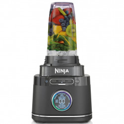 La mâna a doua: Blender 3in1 Ninja TB401EU, 1200W, 2.1 L, 10 viteze + moduri, Timer, LED, Tehnologie BlendSense, Fara BPA, Negru
