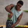 La mâna a doua: Blender 3in1 Ninja TB401EU, 1200W, 2.1 L, 10 viteze + moduri, Timer, LED, Tehnologie BlendSense, Fara BPA, Negru