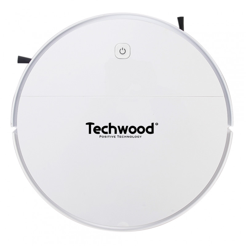 La mâna a doua: Aspirator robo 2 în 1 Techwood TAR-2031, 450 Pa, 350 ml, Mop, Autonomie 90 min, Alb
