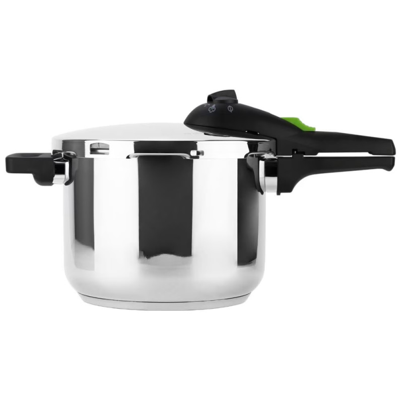 La mâna a doua: Set 2 oale sub presiune Fagor Rapid Xpress, 4+6 l, 2 nivele 60/100 kPa, 5 sisteme de siguranta, Otel 18/10, Argintiu