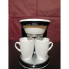 La mâna a doua: Cafetiera First Austria FA-5453-2, 450W, 2 cesti, Filtru detasabil, Alb