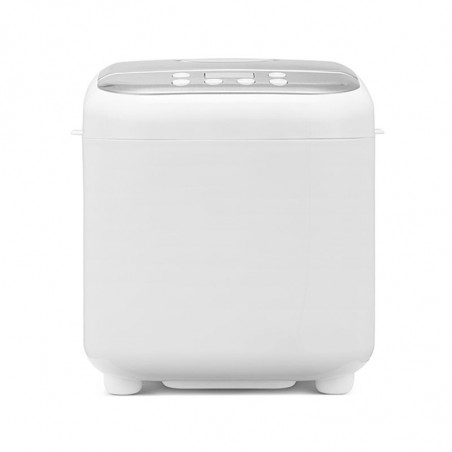 La mâna a doua: Masina de facut paine Crown CBM-6511, 600W, 1L, 19 programe, Timer, Afisaj LCD, Memorie, Alb