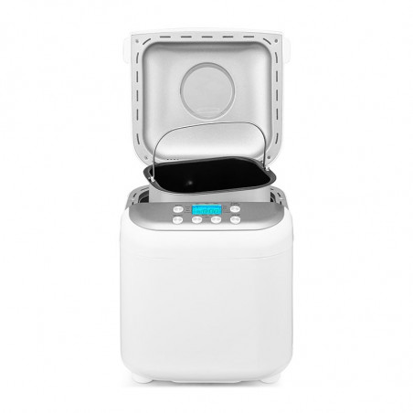 La mâna a doua: Masina de facut paine Crown CBM-6511, 600W, 1L, 19 programe, Timer, Afisaj LCD, Memorie, Alb
