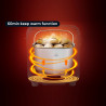 La mâna a doua: Masina de facut paine Crown CBM-6511, 600W, 1L, 19 programe, Timer, Afisaj LCD, Memorie, Alb