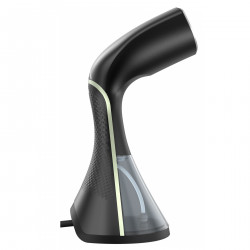 La mâna a doua: Aparat de calcat cu aburi AENO AGS0003, 1500 W, 0.250 L, 3 trepte, Inaclzire rapida, 180C, Negru