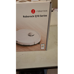 La mâna a doua: Aspirator robot Roborock Q10 PF, 10.000 Pa, 150 min, 0,35 L, Wi-Fi, Uscat/umed, Ridicare automata a mopului, LiDAR 360°, Cartografiere 3D, Control vocal, Alb