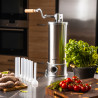 La mâna a doua: Mașină de umplut cârnați Klausberg KB 7927, 5 Kg, Manuală, 14-35mm, 6 pâlnii, Inox
