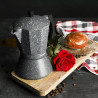 La mâna a doua: Cafetiera moka Klausberg KB 7547, 9 cesti, Inductie, Marmura gri