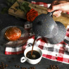 La mâna a doua: Cafetiera moka Klausberg KB 7547, 9 cesti, Inductie, Marmura gri