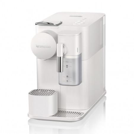 La mâna a doua: Espressor cu capsule DeLonghi EN510W, 1450W, 19 bar, 1 l, Nespresso, Auto shut-off, Alb