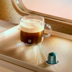 La mâna a doua: Espressor cu capsule DeLonghi EN510W, 1450W, 19 bar, 1 l, Nespresso, Auto shut-off, Alb