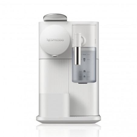 La mâna a doua: Espressor cu capsule DeLonghi EN510W, 1450W, 19 bar, 1 l, Nespresso, Auto shut-off, Alb