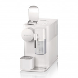 La mâna a doua: Espressor cu capsule DeLonghi EN510W, 1450W, 19 bar, 1 l, Nespresso, Auto shut-off, Alb