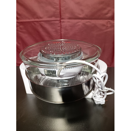 La mâna a doua: Cuptor cu halogen si convectie Esperanza Quasar EKO003, 1400W, 18 litri, Timer, 250C, alb