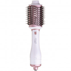 La mâna a doua: Perie de uscare si de coafare 5in1 Adler AD 2027, 1200 W, 2 temperaturi, Acoperire ceramica, Accesorii, Alb/Roz