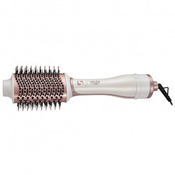 La mâna a doua: Perie de uscare si de coafare 5in1 Adler AD 2027, 1200 W, 2 temperaturi, Acoperire ceramica, Accesorii, Alb/Roz