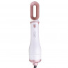 La mâna a doua: Perie de uscare si de coafare 5in1 Adler AD 2027, 1200 W, 2 temperaturi, Acoperire ceramica, Accesorii, Alb/Roz
