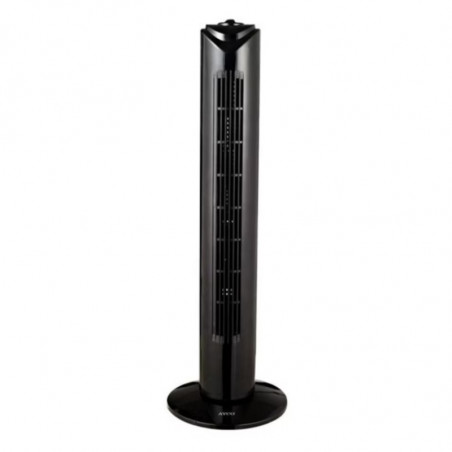 La mâna a doua: Ventilator turn Ayco ATF-29, 45W, 73.6 cm, 3 trepte, Oscilație, Negru