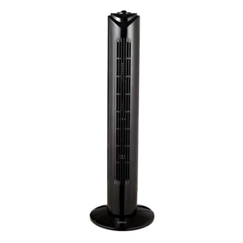 La mâna a doua: Ventilator turn Ayco ATF-29, 45W, 73.6 cm, 3 trepte, Oscilație, Negru