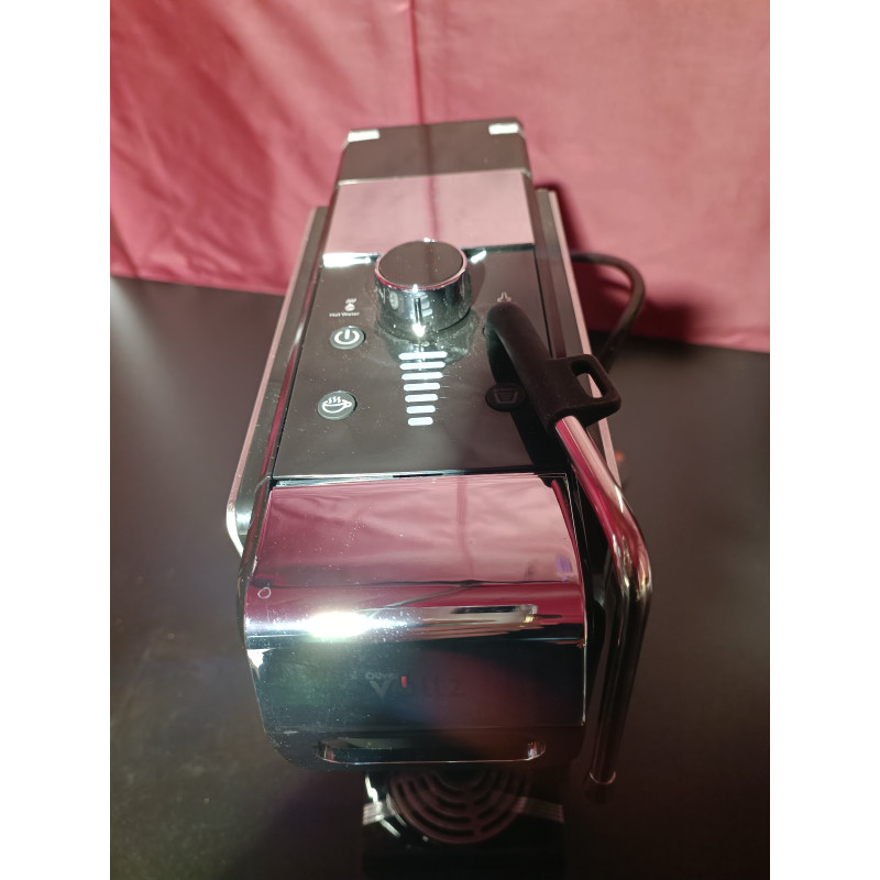 La mâna a doua: Espressor cafea macinata si capsule 8in1 Oliver Voltz OV51171N8M, 1450W, 1 L, 5 adaptoare, 19 bar, Negru/Argintiu