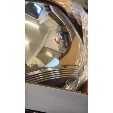 La mâna a doua: Oala Oliver Voltz OV51210N18, 18 cm, 2,5 l, Inductie, Manere silicon rosii, Inox/Roşu