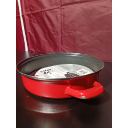La mâna a doua: Cratita pentru plita si cuptor Rosberg R51222A28, 28 cm, Inductie, Rosu