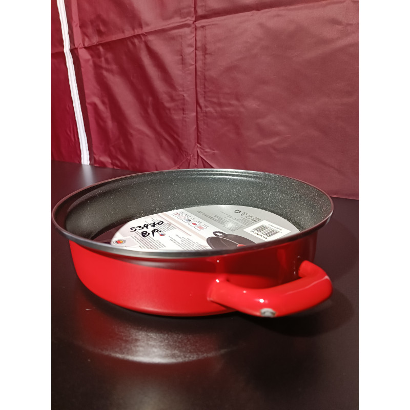 La mâna a doua: Cratita pentru plita si cuptor Rosberg R51222A28, 28 cm, Inductie, Rosu