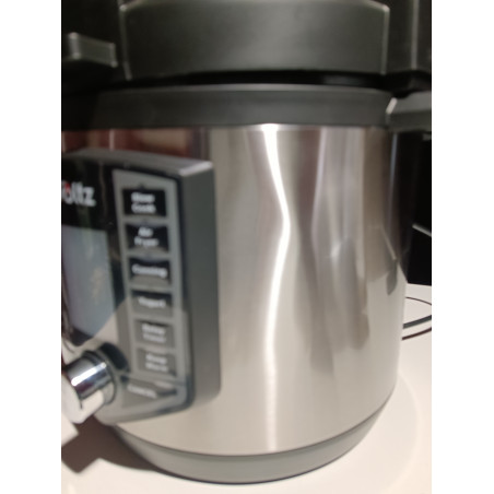 La mâna a doua: Multicooker si Air Fryer 2in1 Oliver Voltz OV51985G6, 6L, 1500W, 44 functii, 12 programe, Inox