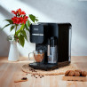 La mâna a doua: Espressor capsule si cafea macinata 8in1 Oliver Voltz OV51171I5, 1350W, 20 bar, Spumare lapte, Negru