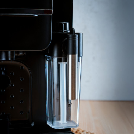 La mâna a doua: Espressor capsule si cafea macinata 8in1 Oliver Voltz OV51171I5, 1350W, 20 bar, Spumare lapte, Negru