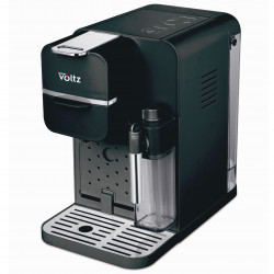 La mâna a doua: Espressor capsule si cafea macinata 8in1 Oliver Voltz OV51171I5, 1350W, 20 bar, Spumare lapte, Negru