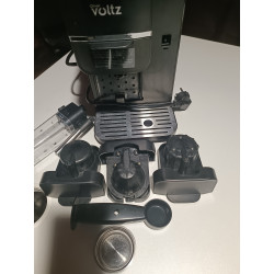 La mâna a doua: Espressor capsule si cafea macinata 8in1 Oliver Voltz OV51171I5, 1350W, 20 bar, Spumare lapte, Negru