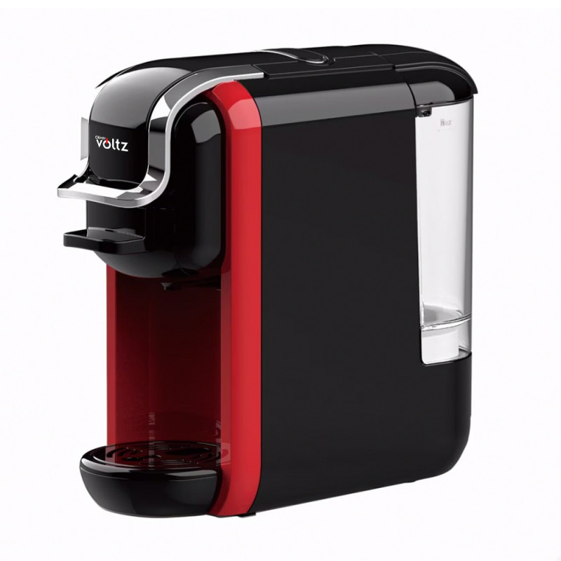 La mâna a doua: Espressor cafea macinata si capsule 8в1 Oliver Voltz OV51171B5, 1450W, 19 bar, Negru/Rosu