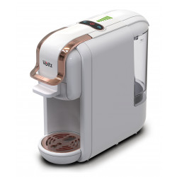 La mâna a doua: Espressor cafea macinata si capsule 8in1 Oliver Voltz OV51171M8R, 1450W, 19 bar, Alb/Auriu
