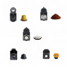 La mâna a doua: Espressor cu cafea macinata si capsule 8 in 1 Oliver Voltz OV51171J8R, 1450W, 0.6 L, 5 adaptoare, 19 bar, 7 lungimi de cafea, Negru/Argintiu