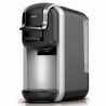 La mâna a doua: Espressor cu cafea macinata si capsule 8 in 1 Oliver Voltz OV51171J8R, 1450W, 0.6 L, 5 adaptoare, 19 bar, 7 lungimi de cafea, Negru/Argintiu
