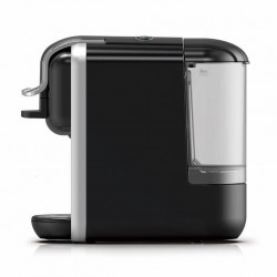 La mâna a doua: Espressor cu cafea macinata si capsule 8 in 1 Oliver Voltz OV51171J8R, 1450W, 0.6 L, 5 adaptoare, 19 bar, 7 lungimi de cafea, Negru/Argintiu