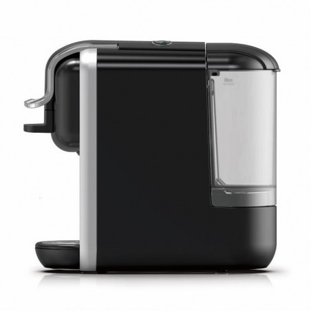 La mâna a doua: Espressor cu cafea macinata si capsule 8 in 1 Oliver Voltz OV51171J8R, 1450W, 0.6 L, 5 adaptoare, 19 bar, 7 lungimi de cafea, Negru/Argintiu