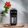 La mâna a doua: Espressor cu cafea macinata si capsule 8 in 1 Oliver Voltz OV51171J8R, 1450W, 0.6 L, 5 adaptoare, 19 bar, 7 lungimi de cafea, Negru/Argintiu