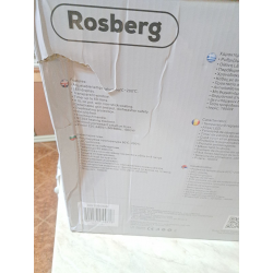 La mâna a doua: Friteuza cu aer cald AirFryer Rosberg R51980CB, 1800W, 8 L, 7 programe, Timer, Negru