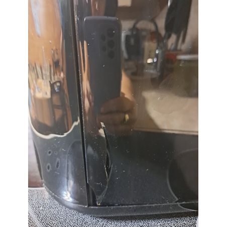 La mâna a doua: Friteuza cu aer cald AirFryer Rosberg R51980CB, 1800W, 8 L, 7 programe, Timer, Negru