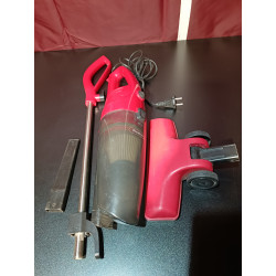La mâna a doua: Aspirator vertical Rosberg R51001A, 600W, 800 ml, Filtru HEPA, Manual, Rosu