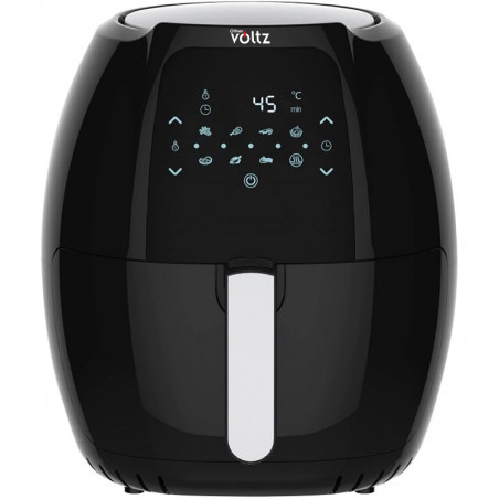 La mâna a doua: Friteuza cu aer cald Oliver Voltz OV51980F, 1800W, 7.7 L, 8 programe, Timer, Negru