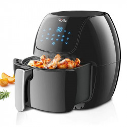 La mâna a doua: Friteuza cu aer cald Oliver Voltz OV51980F, 1800W, 7.7 L, 8 programe, Timer, Negru