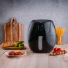 La mâna a doua: Friteuza cu aer cald Oliver Voltz OV51980F, 1800W, 7.7 L, 8 programe, Timer, Negru