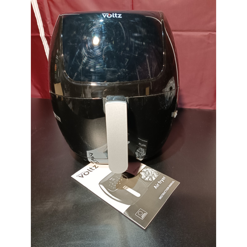 La mâna a doua: Friteuza cu aer cald Oliver Voltz OV51980F, 1800W, 7.7 L, 8 programe, Timer, Negru
