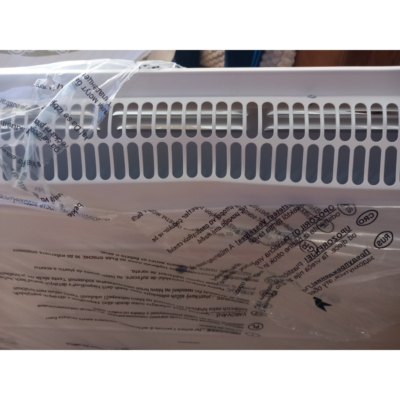 La mâna a doua: Convector electric Oliver Voltz OV51974D, 2400W, Telecomanda, Wi-Fi, Aplicatie Tuya, Alb