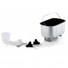 La mâna a doua: Masina de paine Oliver Voltz OV51446A, 850W, 1500 gr, 12 programe, Afisaj LCD, cronometru, Argintiu/Negru