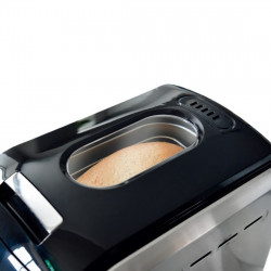 La mâna a doua: Masina de paine Oliver Voltz OV51446A, 850W, 1500 gr, 12 programe, Afisaj LCD, cronometru, Argintiu/Negru